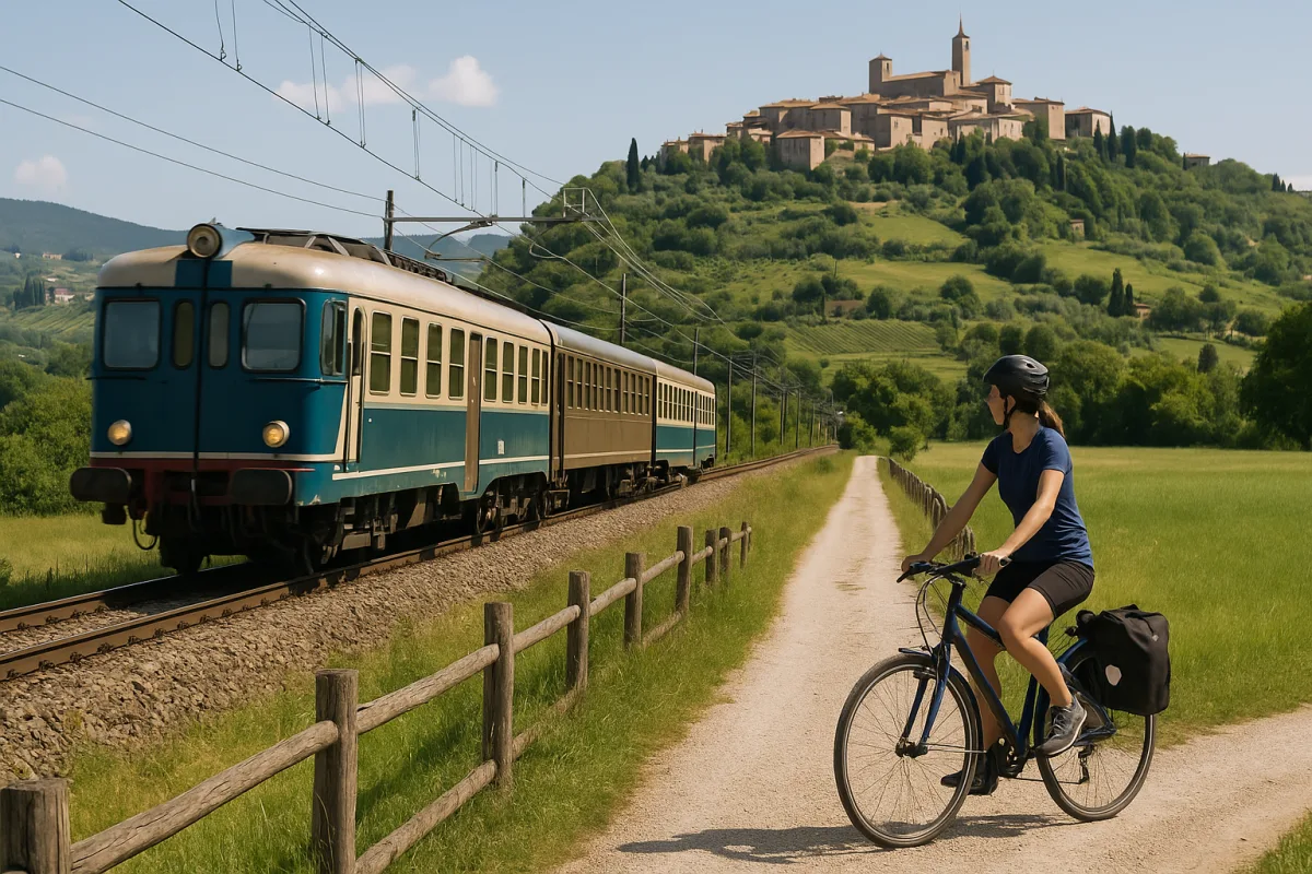 Viaggiare in Italia senza auto: itinerari lenti tra treni panoramici e bici, per una vacanza diversa