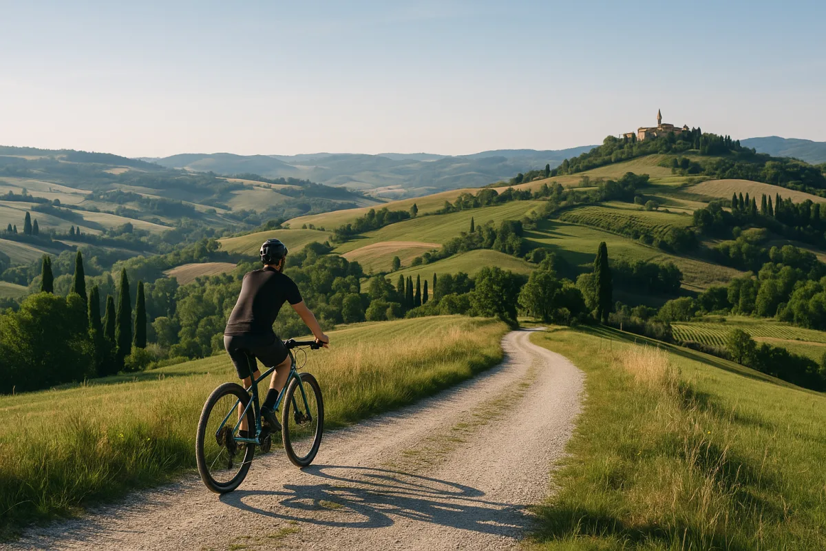 Percorsi in bicicletta tra le colline italiane: pedalate facili con panorami suggestivi