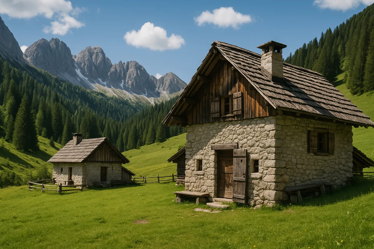 Tradizionali malghe alpine italiane: vivere la montagna come un vero locale