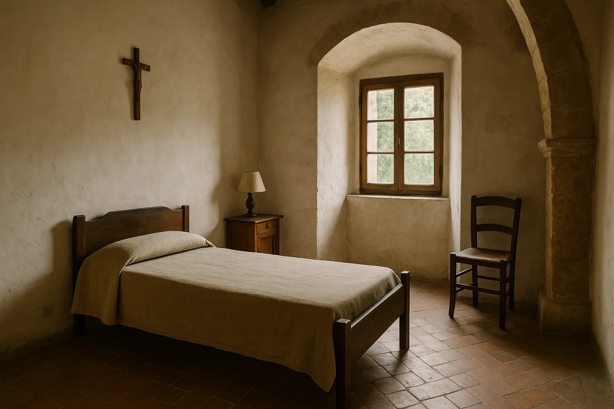 Dove puoi dormire in un antico monastero italiano? Un soggiorno spartano e rigenerante