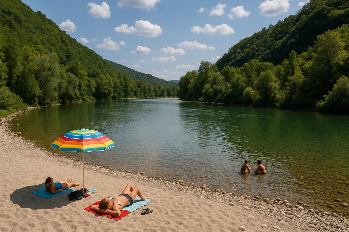 Le spiagge fluviali più tranquille d’Italia: relax lontano dai classici lidi marini