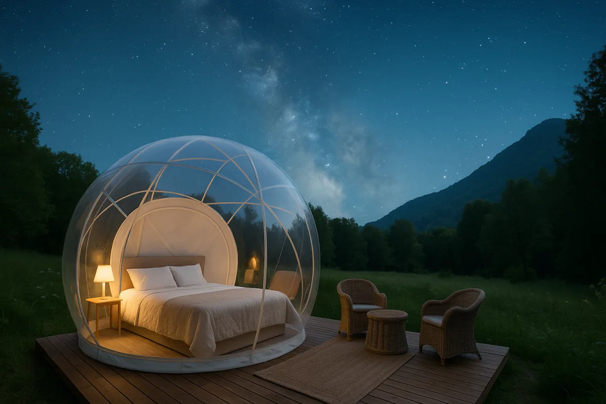 Dove trascorrere una notte sotto le stelle in Italia: esperienza perfetta tra natura e comfort