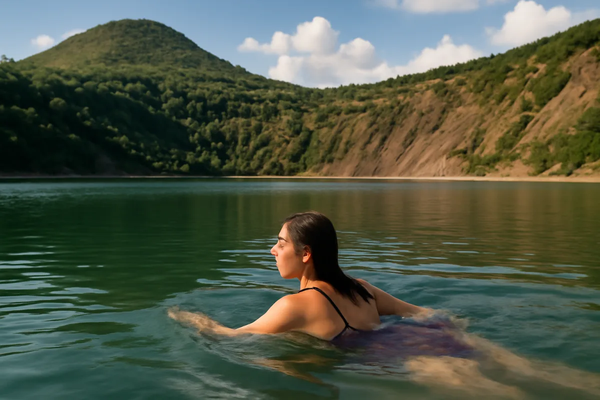 Laghi vulcanici italiani: nuotare in un cratere cambia ogni idea sul bagno