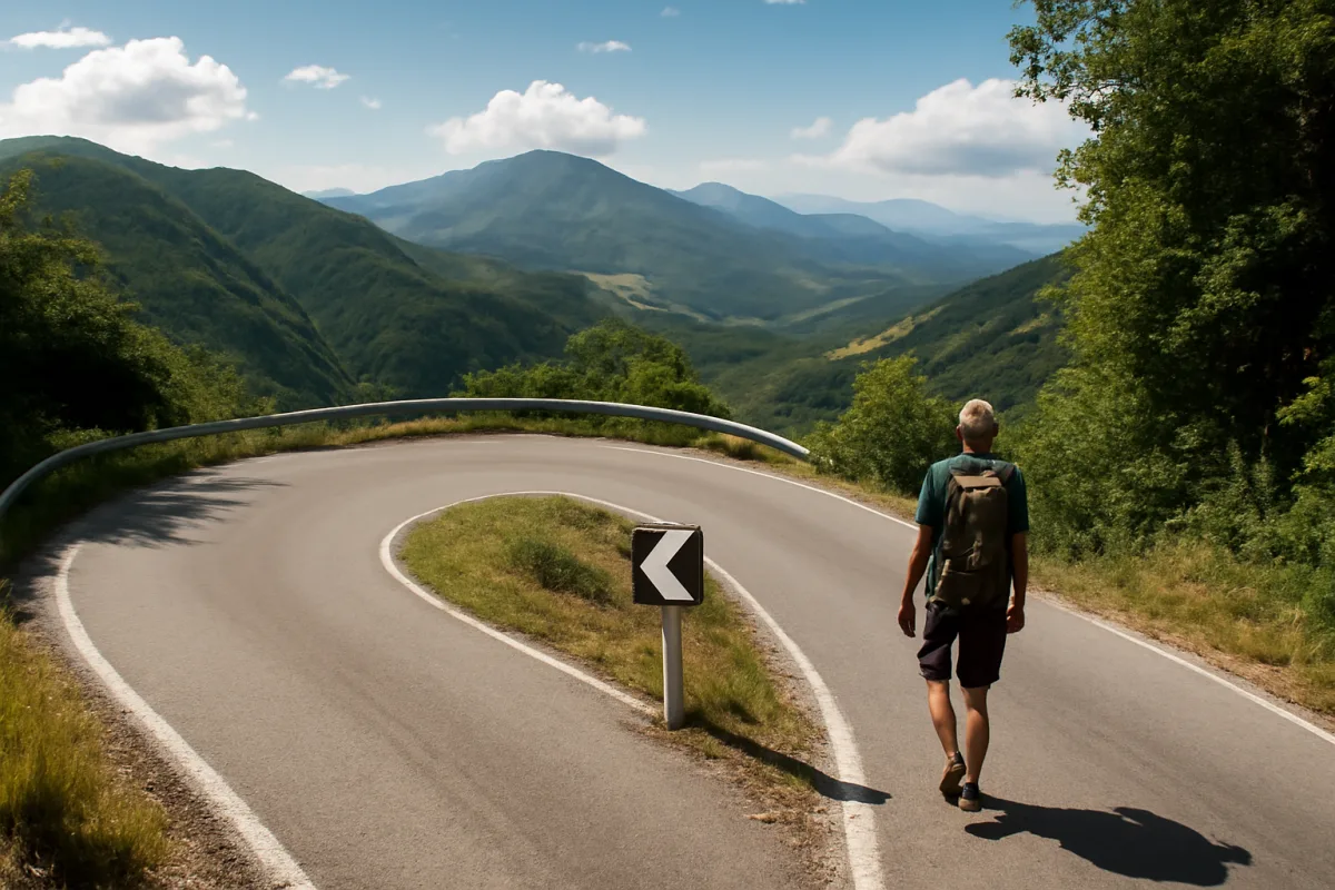 Percorsi panoramici in Appennino poco conosciuti: la curva che apre un mondo