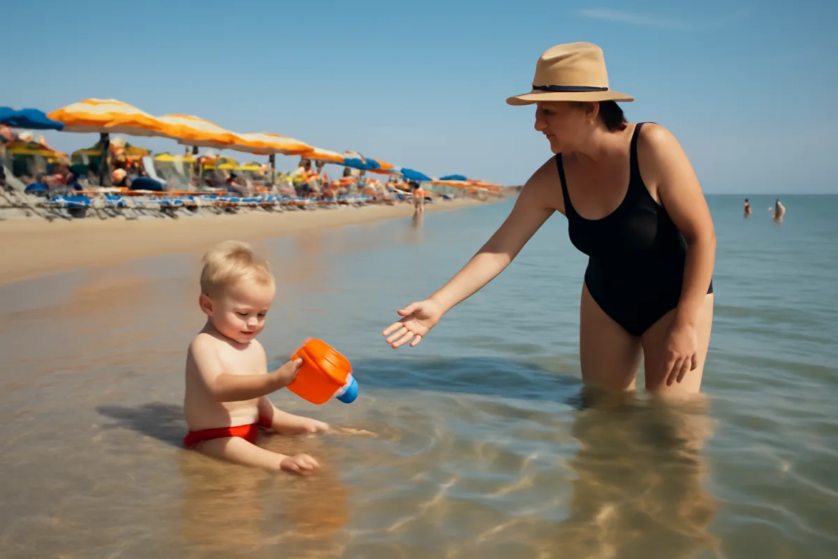 Spiagge italiane sicure per bambini piccoli: i fondali bassi che non deludono