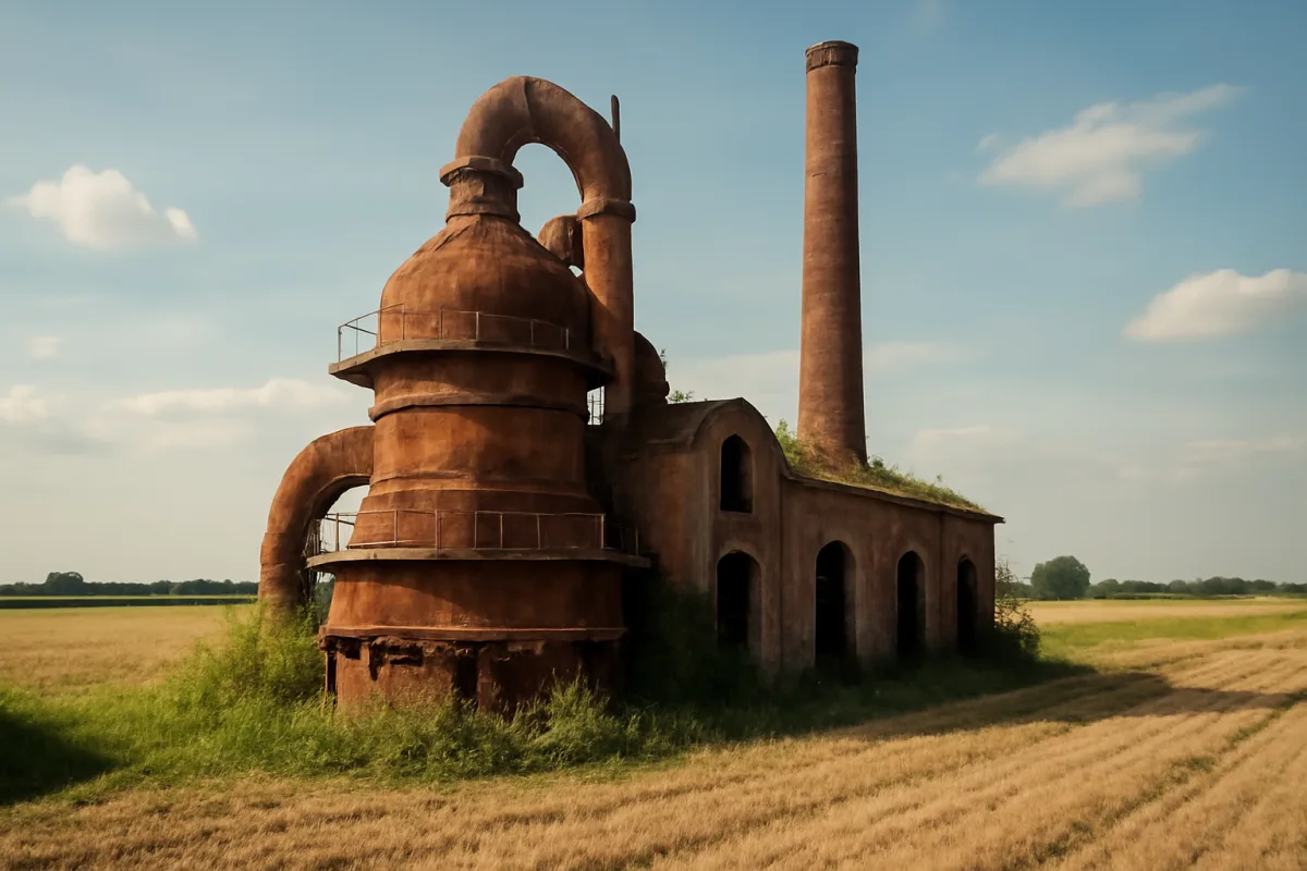 Reperti di archeologia industriale italiana: il passato che sorprende tra i campi